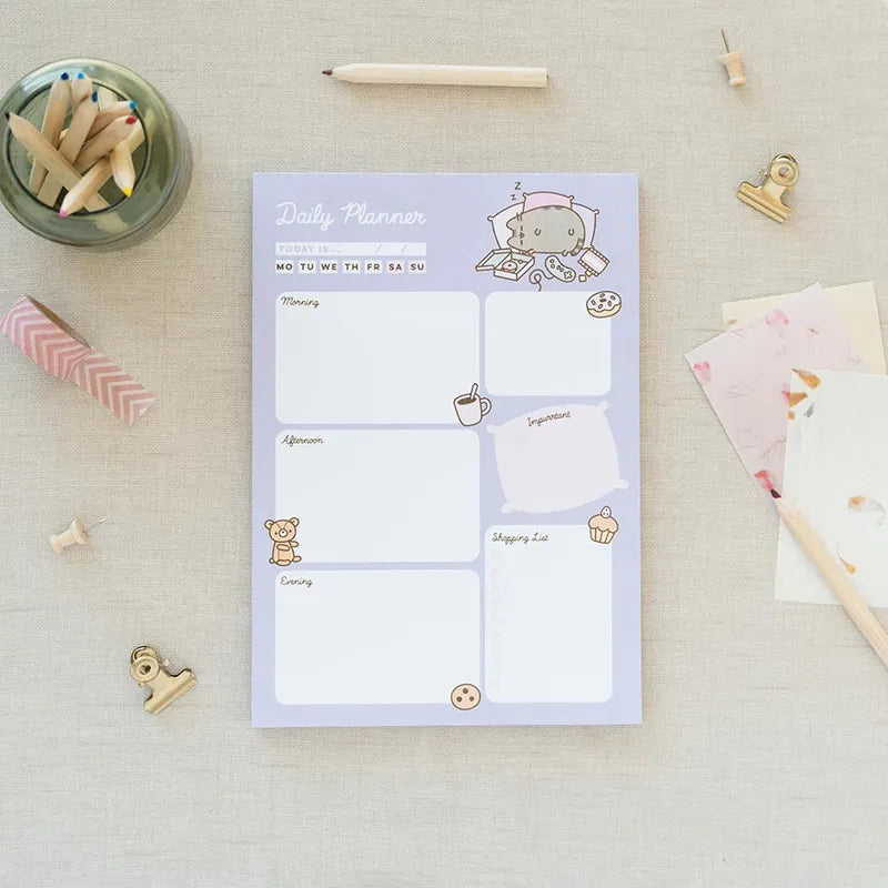 Pusheen – „Moments“ kolekcijos dienų planuoklis, 54 lapai, A5