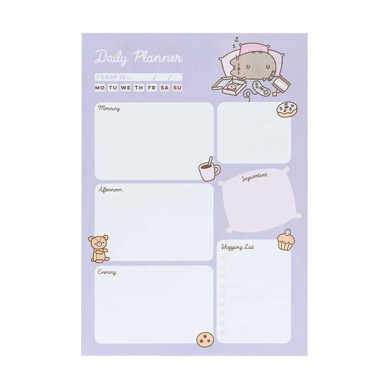 Pusheen – „Moments“ kolekcijos dienų planuoklis, 54 lapai, A5