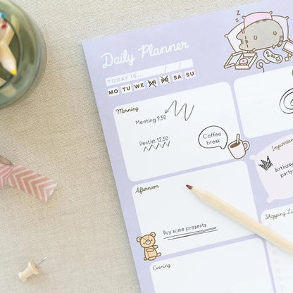 Pusheen – „Moments“ kolekcijos dienų planuoklis, 54 lapai, A5