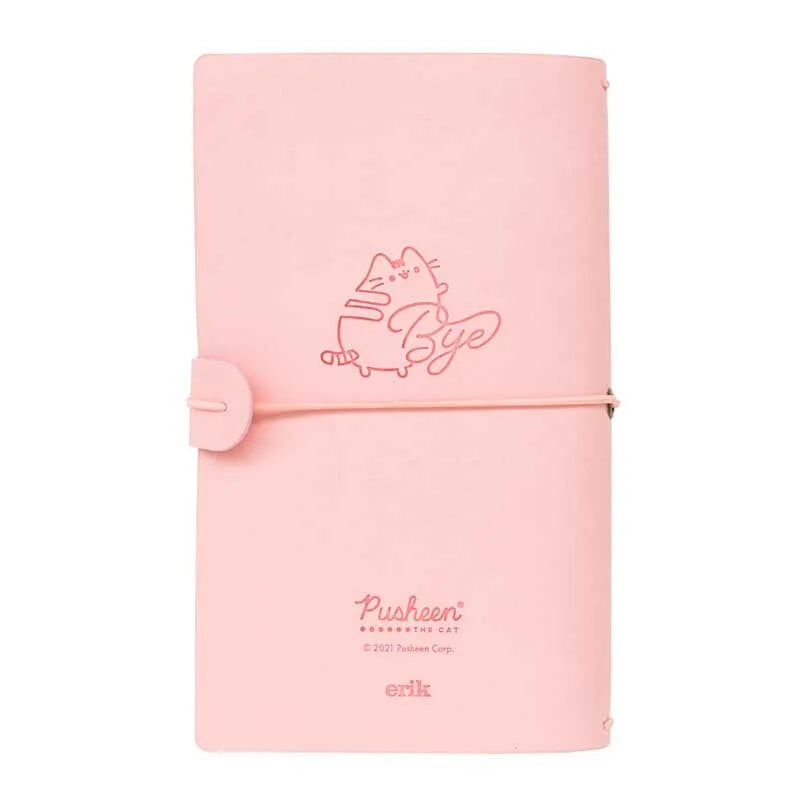 Pusheen – odinis kelionių sąsiuvinis B6 (rožinis)