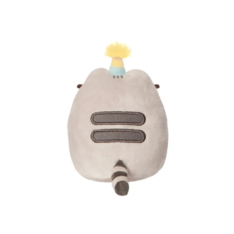 Pusheen – pliušinis žaislas su gimtadienio kepurėle, 12 cm