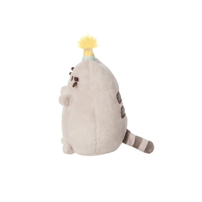 Pusheen – pliušinis žaislas su gimtadienio kepurėle, 12 cm
