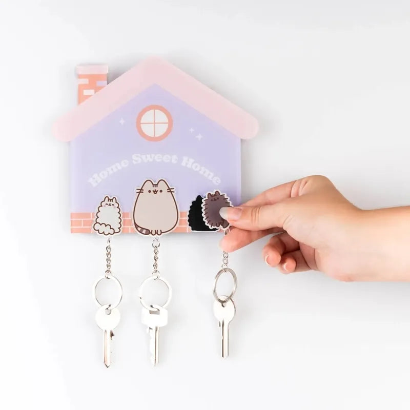 Pusheen – raktų pakabukas su magnetiniais žiedais