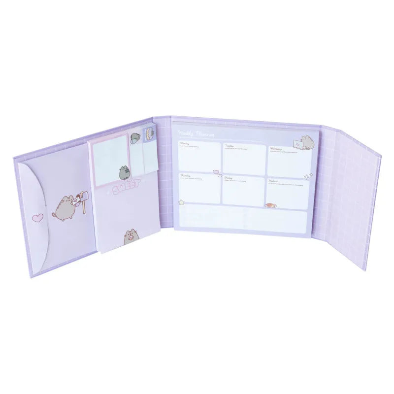 Pusheen – savaitinis planuoklis su lipneliais iš „Moments“ kolekcijos (19,3 x 16,5 cm)