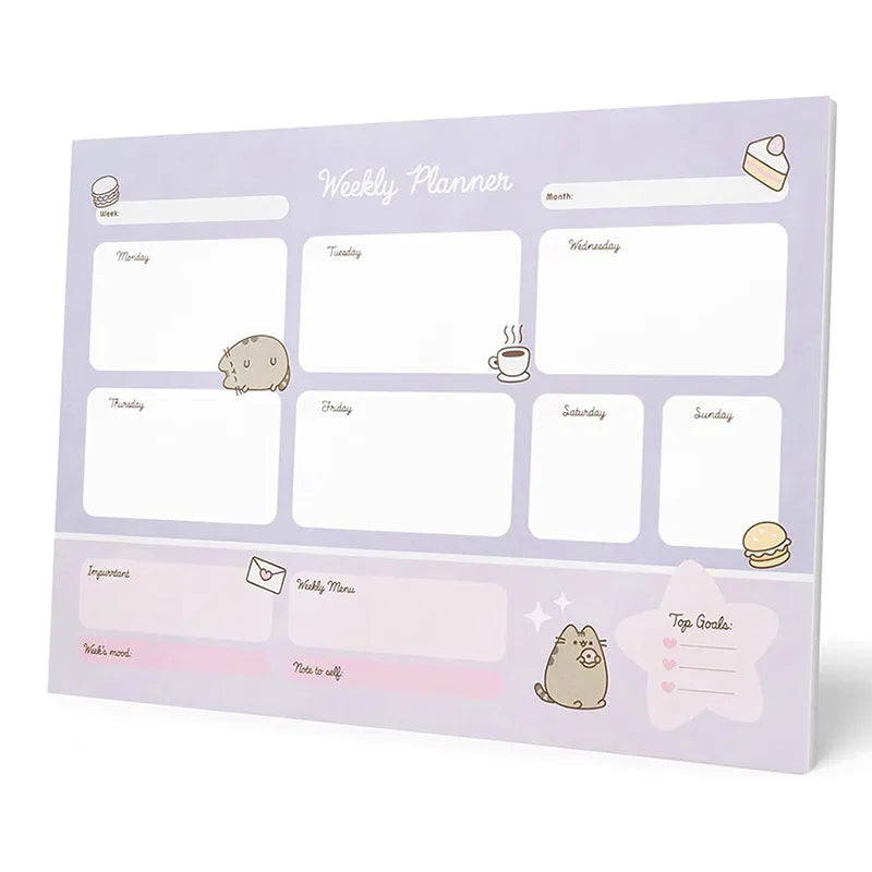 Pusheen – savaitinis planuotojas iš „Moments“ kolekcijos, 54 puslapiai, A3