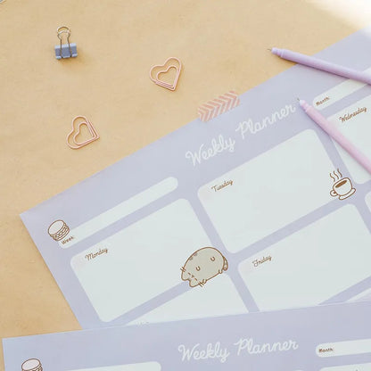 Pusheen – savaitinis planuotojas iš „Moments“ kolekcijos, 54 puslapiai, A3