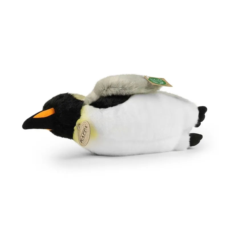 Rappa – pliušinis tikroviškas gulintis pingvinas, 28 cm, ekologiškas