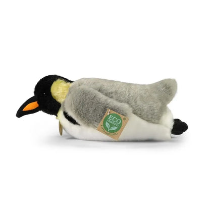 Rappa – pliušinis tikroviškas gulintis pingvinas, 28 cm, ekologiškas