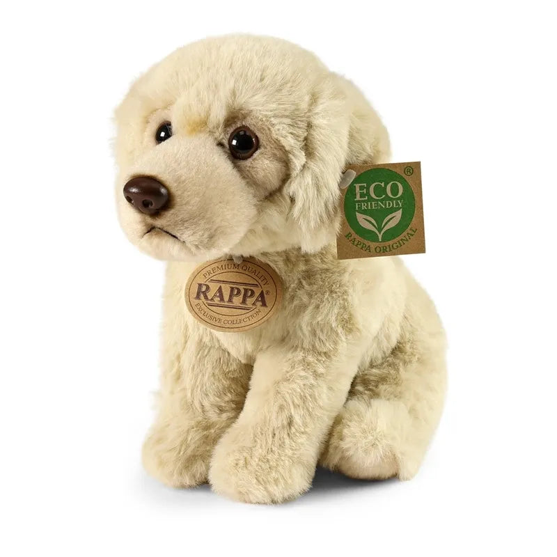Rappa – Pliušinis tikroviškas sėdintis Labradoro retriveris 23 cm, ekologiška „Soft Collection“ kolekcija