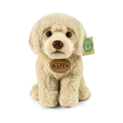 Rappa – Pliušinis tikroviškas sėdintis Labradoro retriveris 23 cm, ekologiška „Soft Collection“ kolekcija