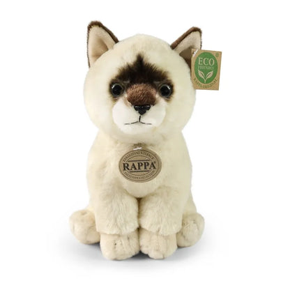 Rappa – pliušinis tikroviškas žaislas Ragdoll katė sėdinti, 23 cm, Eco-Friendly Soft Collection