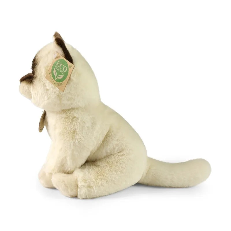 Rappa – pliušinis tikroviškas žaislas Ragdoll katė sėdinti, 23 cm, Eco-Friendly Soft Collection
