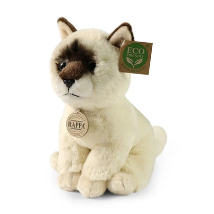 Rappa – pliušinis tikroviškas žaislas Ragdoll katė sėdinti, 23 cm, Eco-Friendly Soft Collection