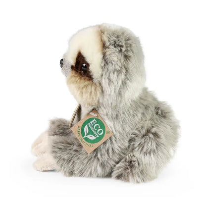 Rappa – pliušinis tikroviškas žaislas tinginys, sėdintis, 18 cm, ekologiškas