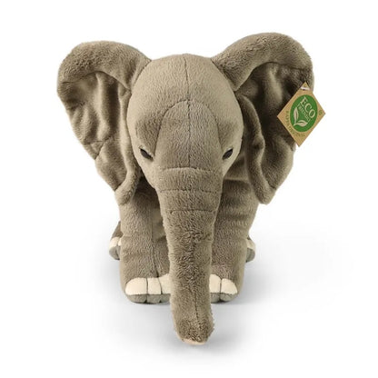 Rappa – tikroviškas pliušinis Afrikos dramblys, 28 cm, ekologiškas