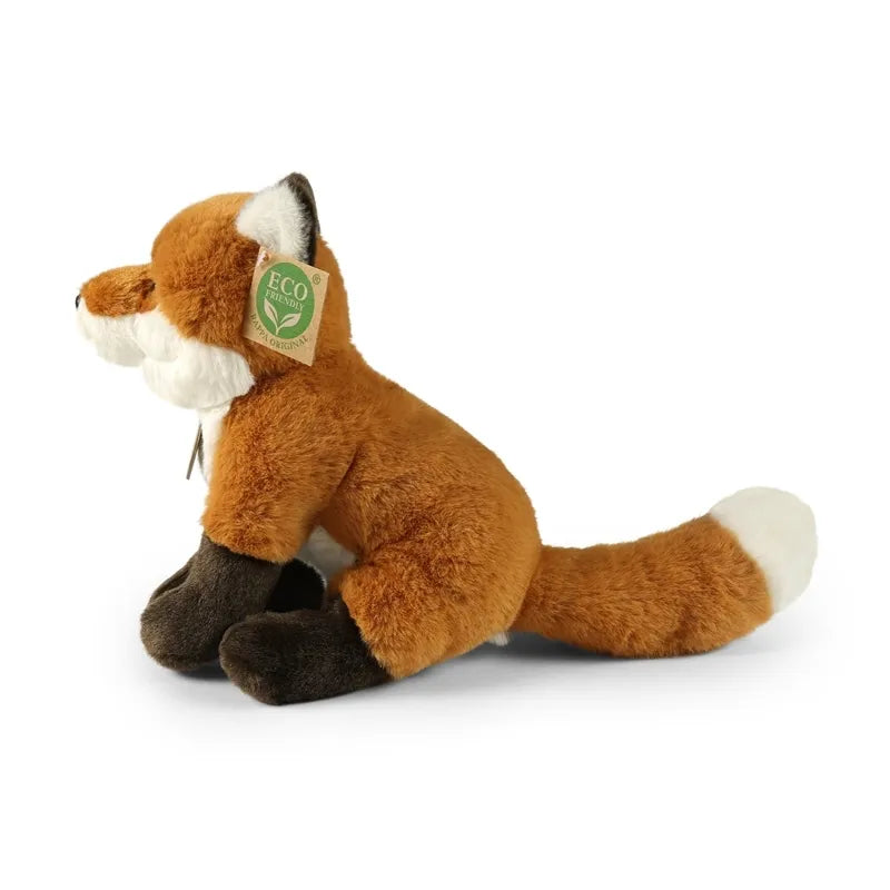 Rappa – tikroviškas pliušinis sėdintis lapės minkštas žaislas, 23 cm, Eco-Friendly Soft kolekcija