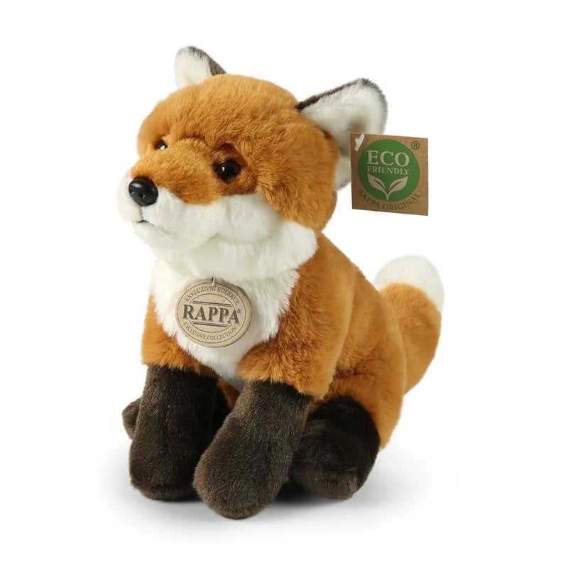 Rappa – tikroviškas pliušinis sėdintis lapės minkštas žaislas, 23 cm, Eco-Friendly Soft kolekcija
