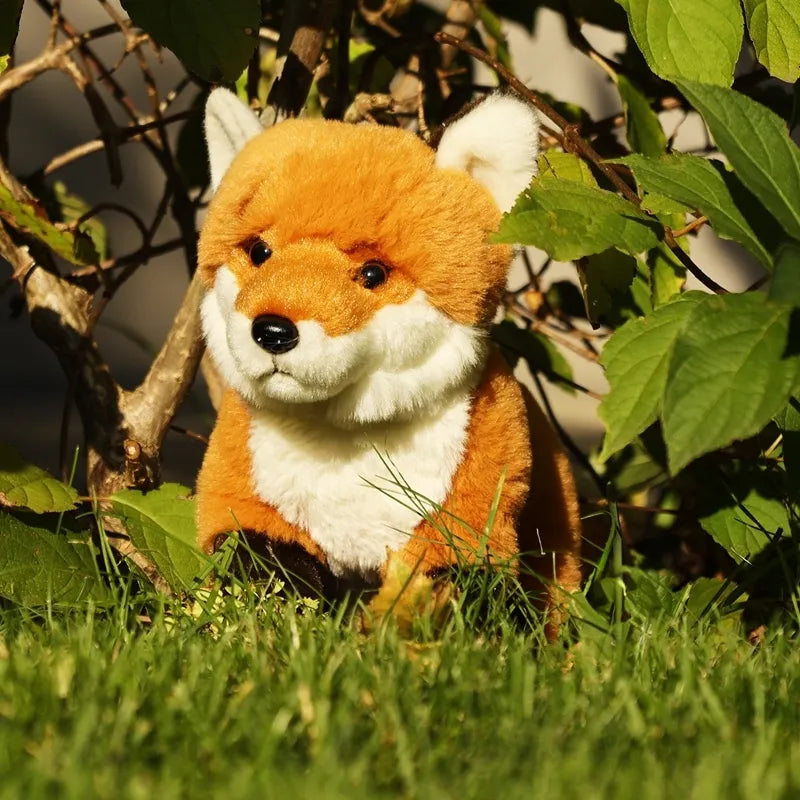Rappa – tikroviškas pliušinis sėdintis lapės minkštas žaislas, 23 cm, Eco-Friendly Soft kolekcija