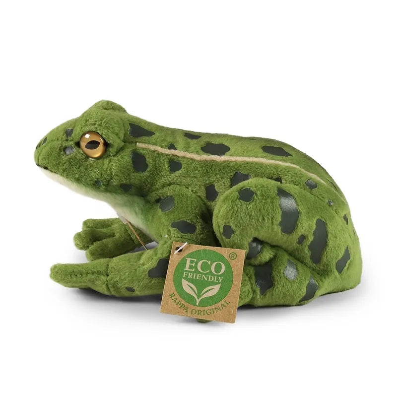 Rappa – tikroviškas pliušinis žalias varliukas, 19 cm, Eco-Friendly