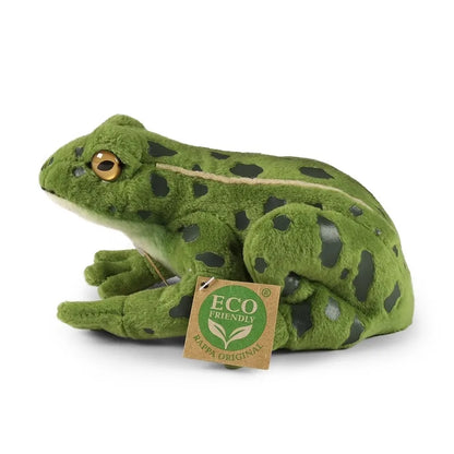Rappa – tikroviškas pliušinis žalias varliukas, 19 cm, Eco-Friendly