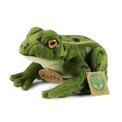 Rappa – tikroviškas pliušinis žalias varliukas, 19 cm, Eco-Friendly