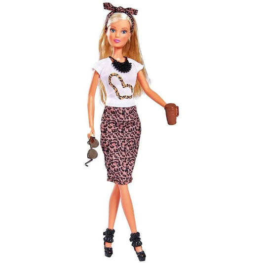 Simba – Madinga lėlė Steffi su leopardo raštais, 29 cm