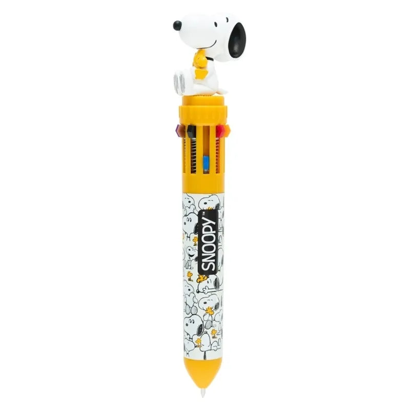 Snoopy – 10 spalvų automatinis tušinukas su 3D figūrėle iš „Lazy Days“ kolekcijos