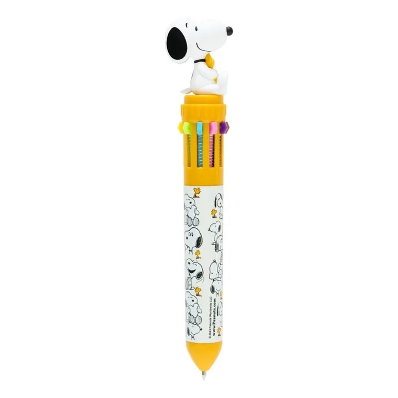 Snoopy – 10 spalvų automatinis tušinukas su 3D figūrėle iš „Lazy Days“ kolekcijos