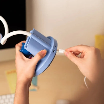 „Sonic“ lanksti LED stalinė lempa vaikams su organizatoriumi, belaidė, įkraunama per USB-C, reguliuojamo ryškumo