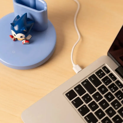 „Sonic“ lanksti LED stalinė lempa vaikams su organizatoriumi, belaidė, įkraunama per USB-C, reguliuojamo ryškumo