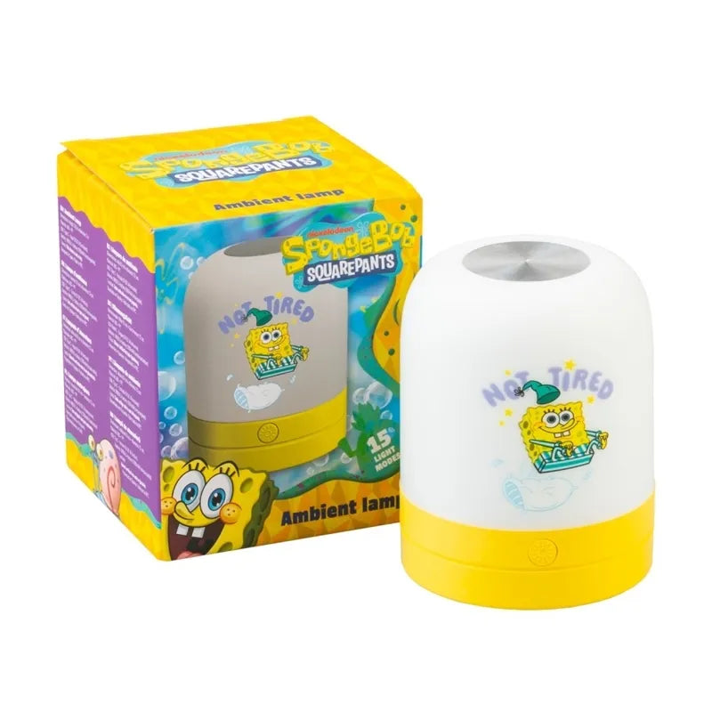 „SpongeBob“ belaidė USB-C LED naktinė lempa vaikams su reguliuojamu ryškumu
