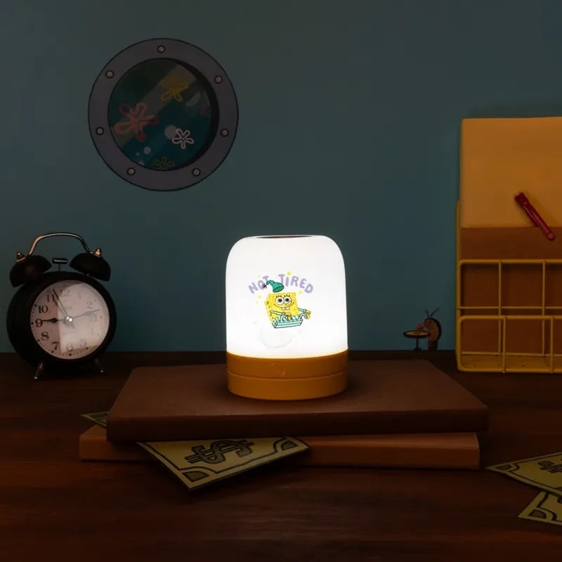 „SpongeBob“ belaidė USB-C LED naktinė lempa vaikams su reguliuojamu ryškumu